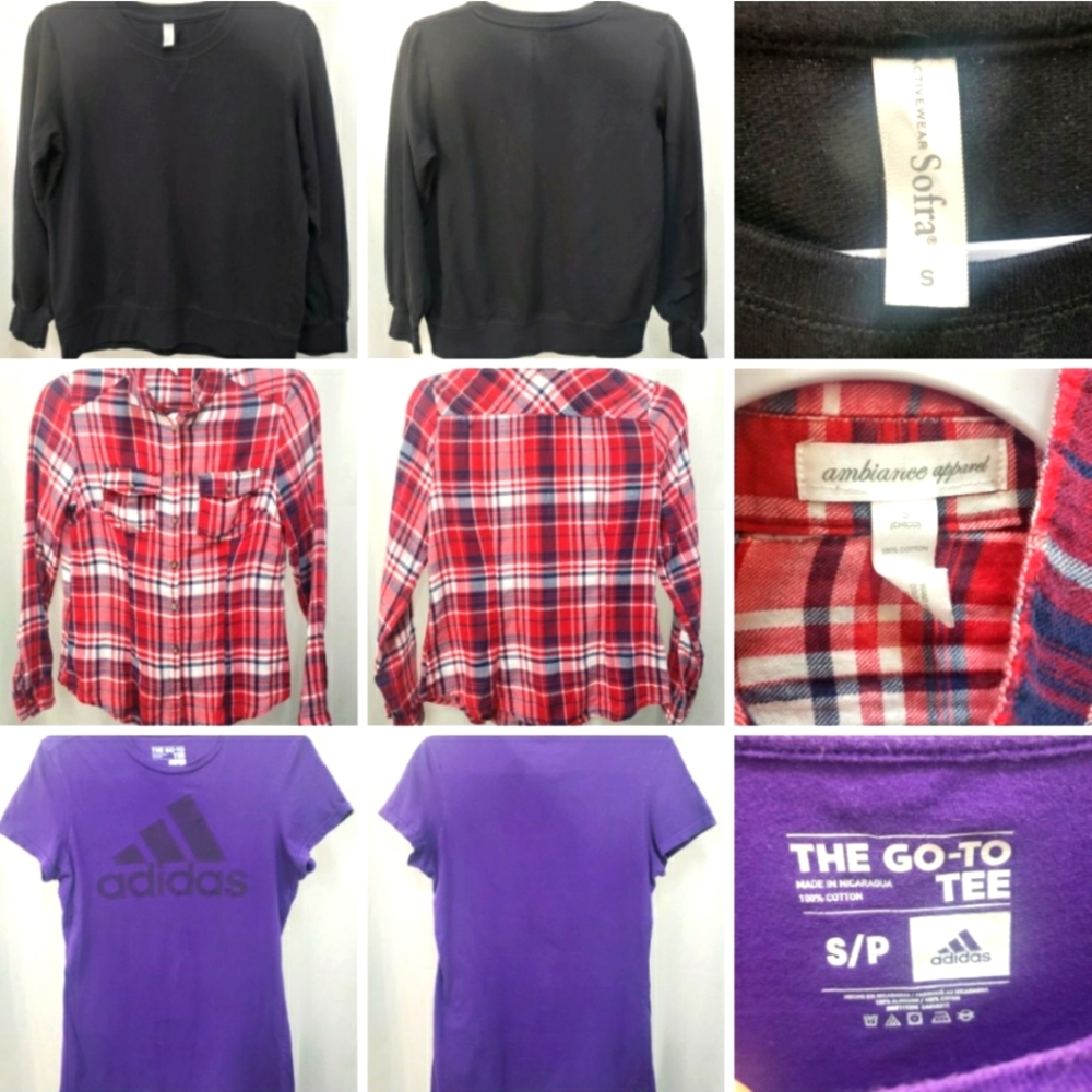 size S (all 3) $10